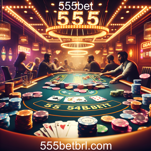 Poker no 555bet: Estratégia, Emoção e Comunidade